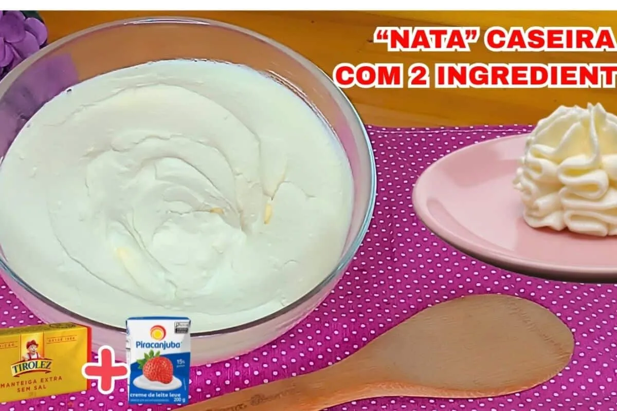 Nata caseira bem firme, uma receita secreta incrível, perfei