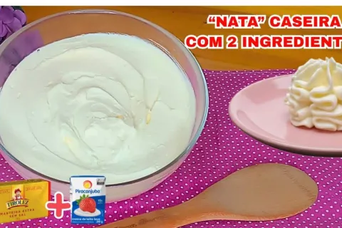 Nata caseira bem firme, uma receita secreta incrível, perfei