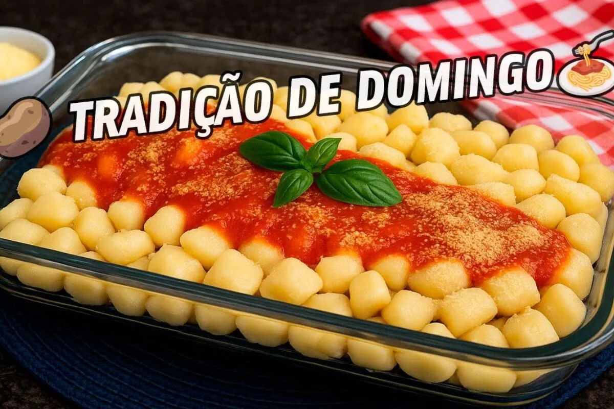 Nhoque caseiro que derrete na boca, macio, leve e com sabor