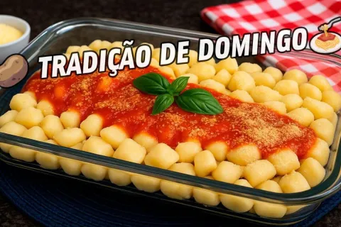 Nhoque caseiro que derrete na boca, macio, leve e com sabor 