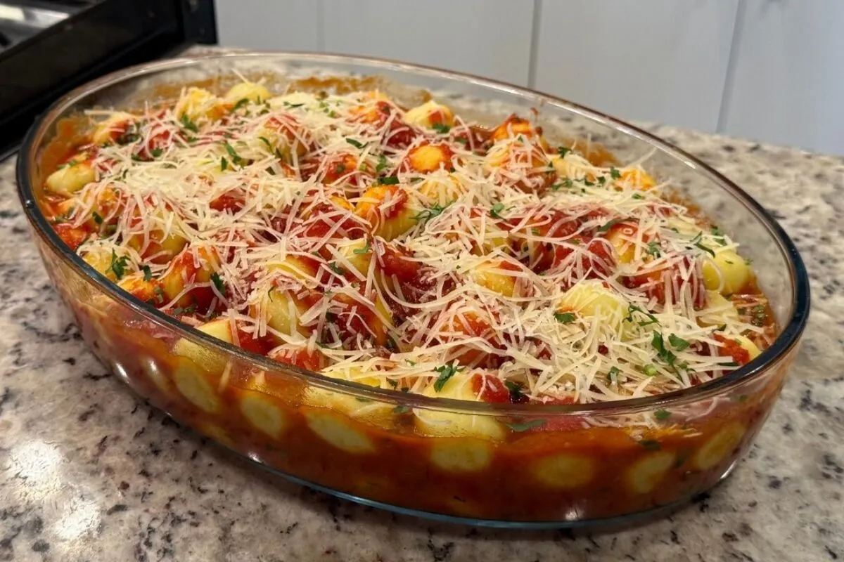 Nhoque de batata doce sem farinha de trigo, leve e muito sab