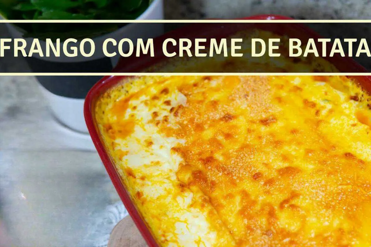Olha que delícia seu almoço vai ficar com esse frango com cr