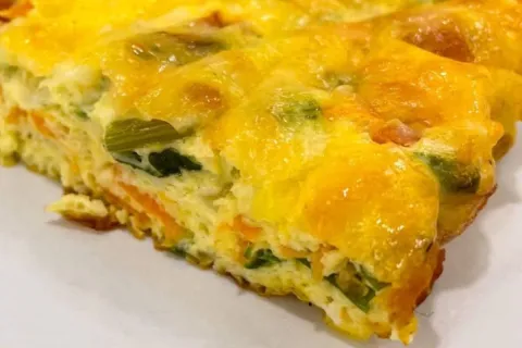 Omelete assado com legumes: uma opção de prato saudável, nut