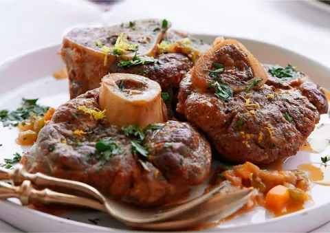 Ossobuco cozido na cerveja uma receita muito econômica e que