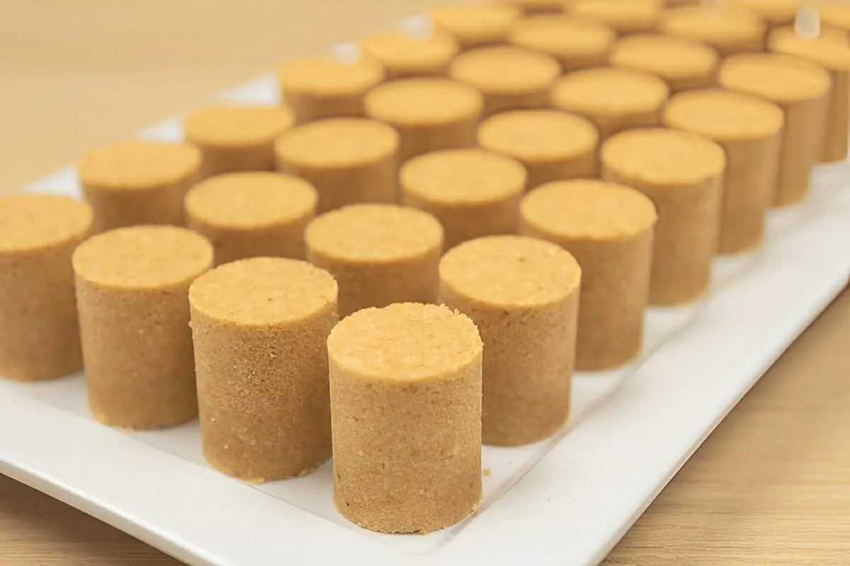 Paçoca rolha caseira com apenas 3 ingredientes para você eco