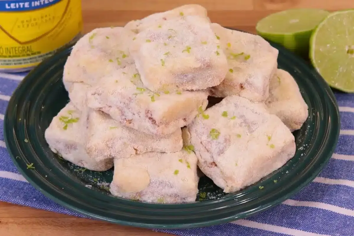 Palha italiana de limão cremosa e fácil, uma opção perfeita