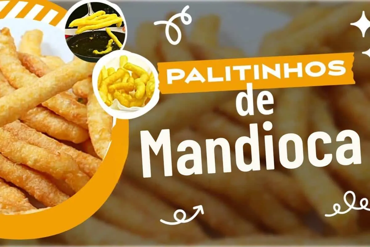 Palitinho de mandioca para comer no lanche: fácil de fazer e