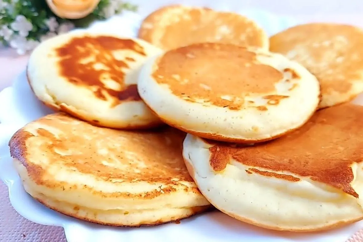 Panqueca americana fofinha, super macia e econômica, perfeit