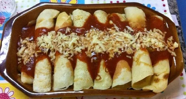 Panqueca de Frango Fácil