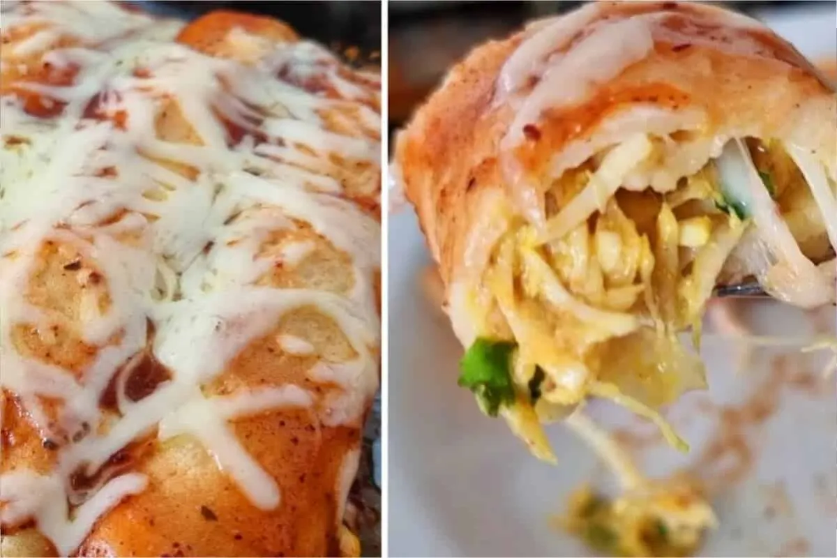 Panqueca de frango molhadinha muito simples de fazer e fica