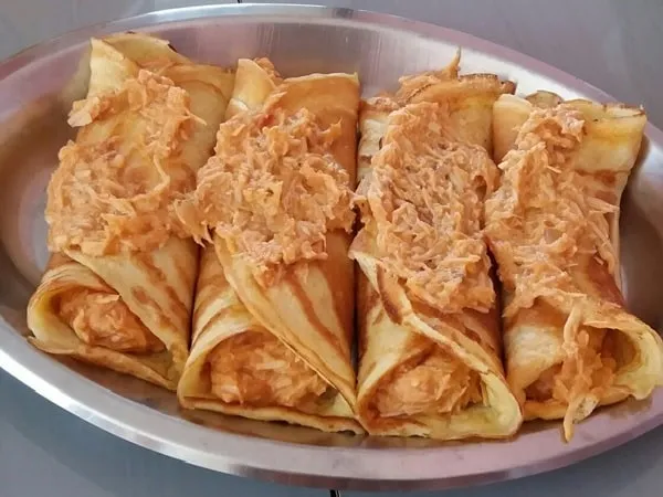 Panqueca de Frango Simples