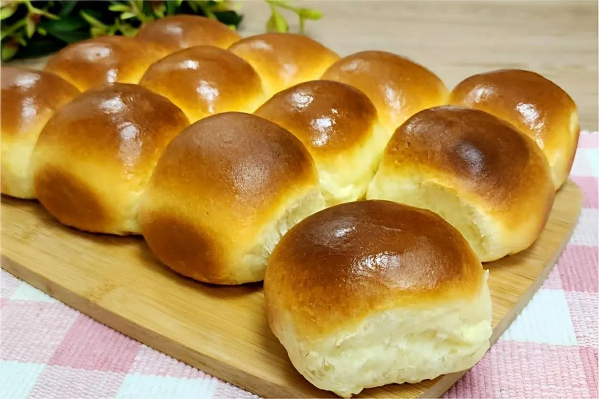 Pão 2 leites fofinho perfeito para fazer lanchinhos pra toda