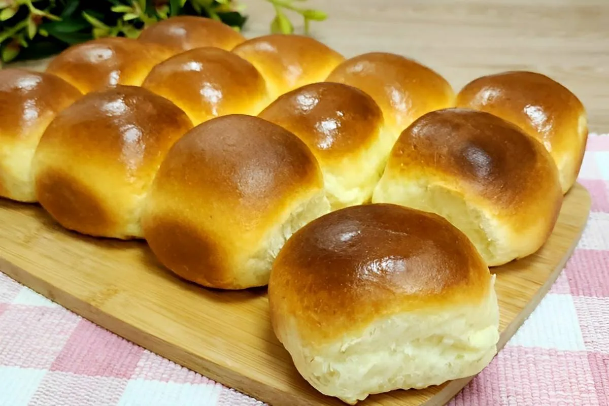 Pão 2 leites um pão caseiro macio e fofinho uma delícia pra