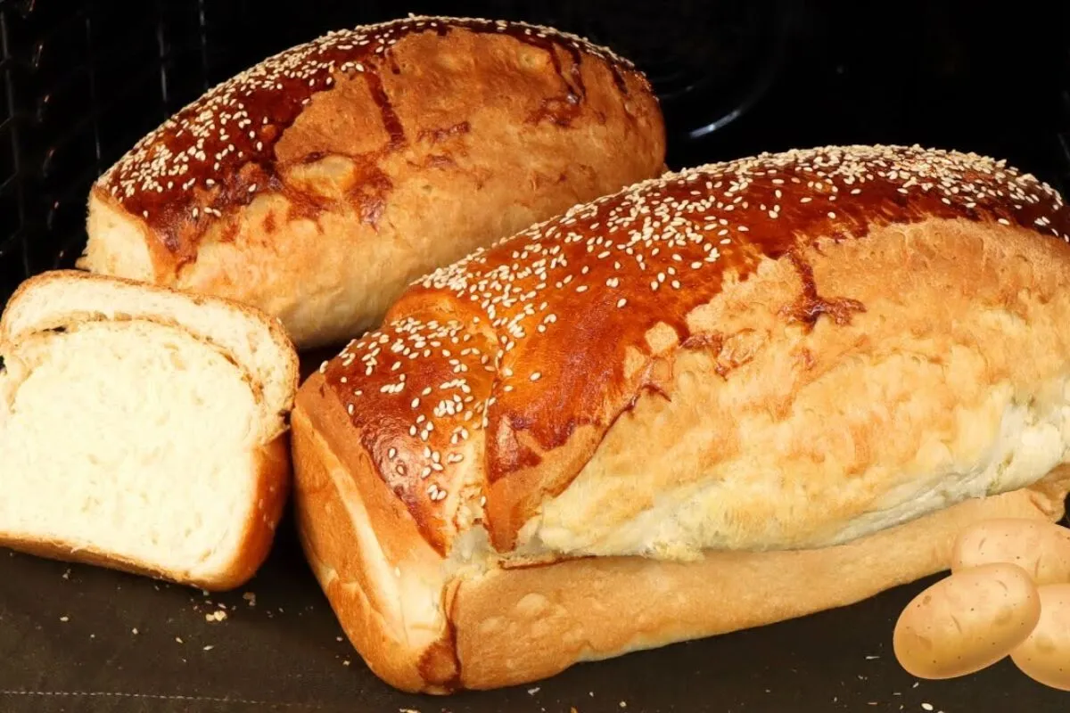 Pão caseiro de batata bem fofinho e econômico, ótimo para o