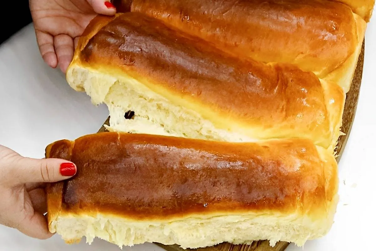 Pão caseiro de leite fofinho macio e saboroso a melhor recei