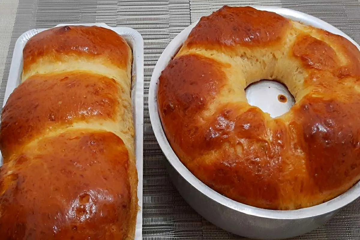 Pão caseiro de liquidificador muito simples e fácil basta ba