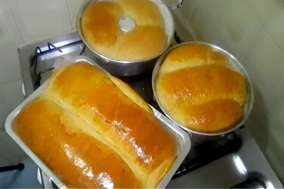 Pão caseiro de liquidificador prático e fácil rende muito de