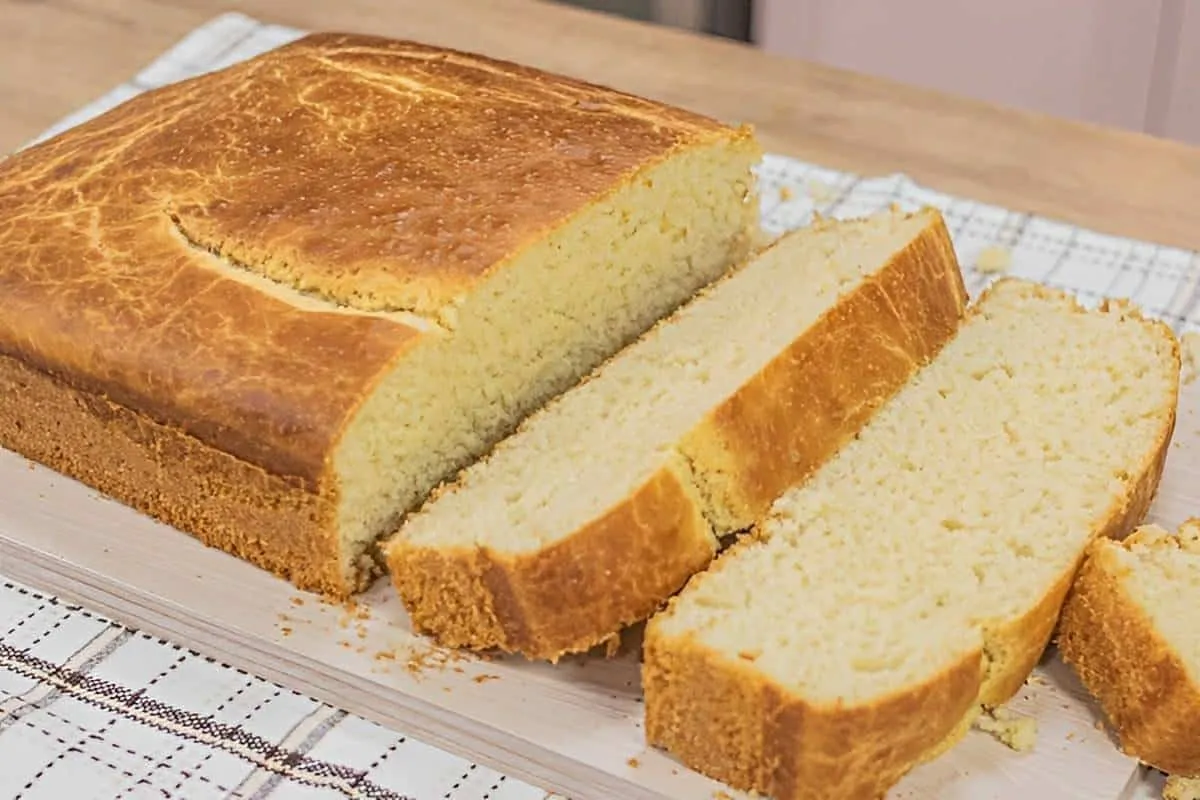 Pão caseiro de massa mole é só misturar os ingredientes deix