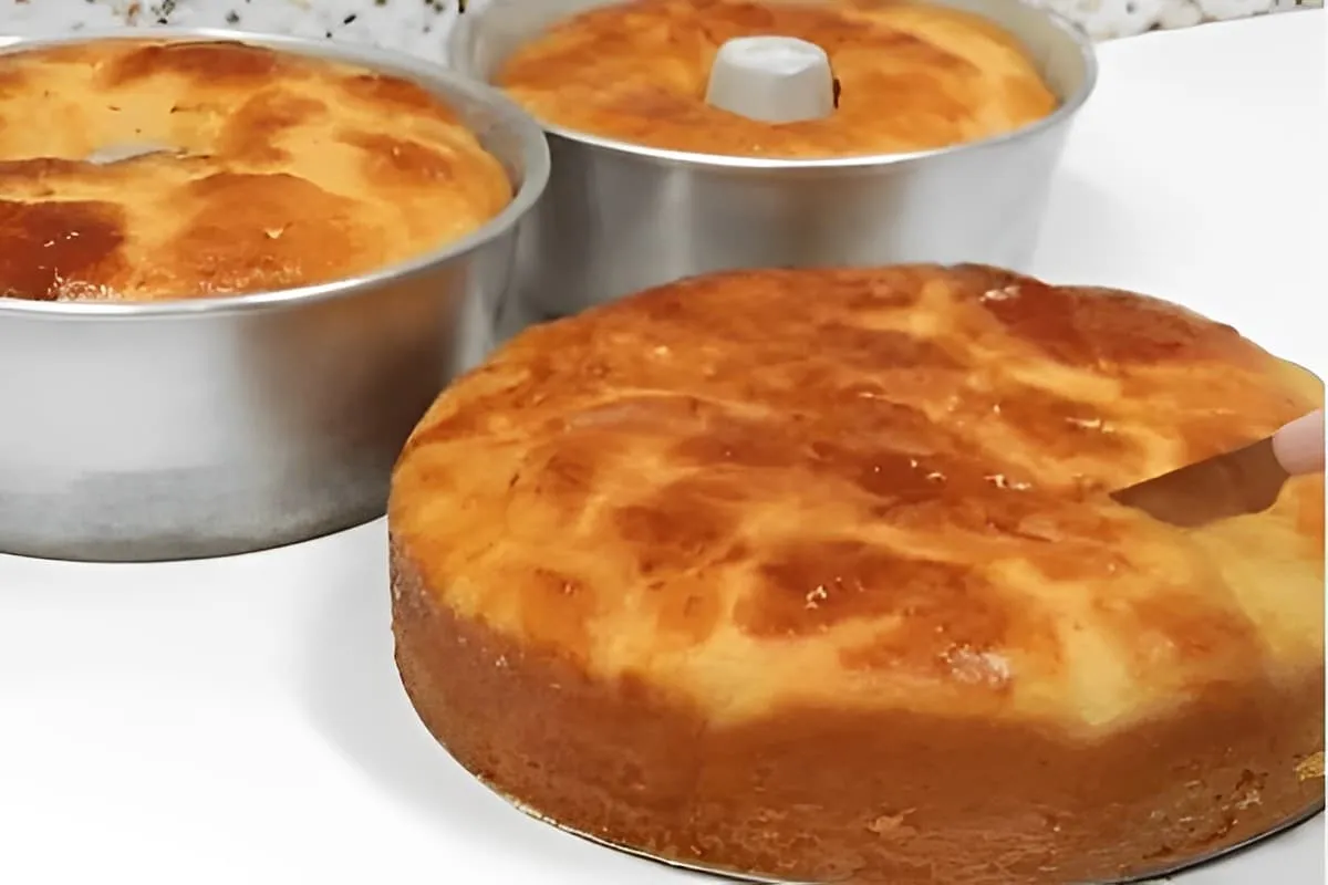 Pão caseiro de massa mole é só misturar todos os ingrediente