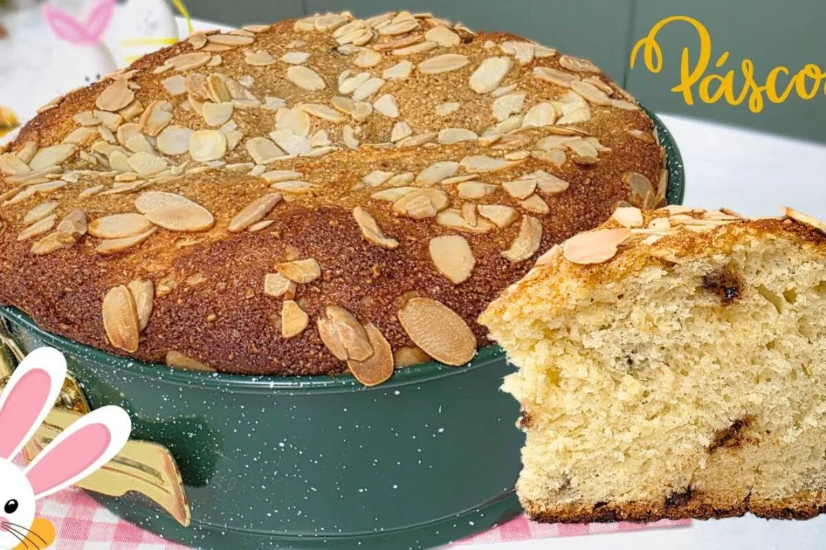 Pão caseiro de páscoa: para você saborear no seu café da man