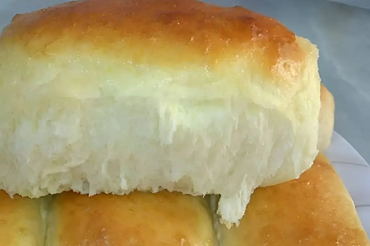 Pão caseiro macio e fofinho perfeito para o lanche da tarde