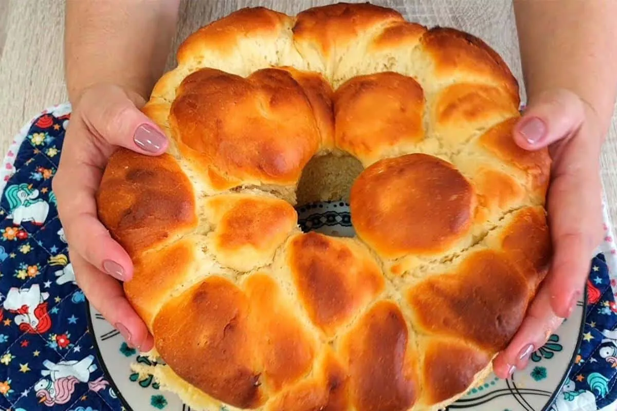 Pão caseiro que não precisa sovar mais fácil para fazer no c