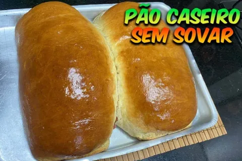 Pão caseiro recheado com linguiça muito fácil de fazer e fic