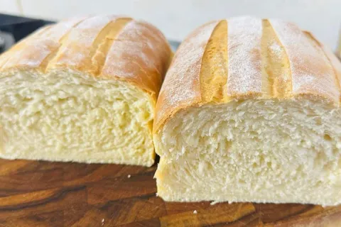 Pão caseiro sem leite e sem ovos, extremamente econômico, fo