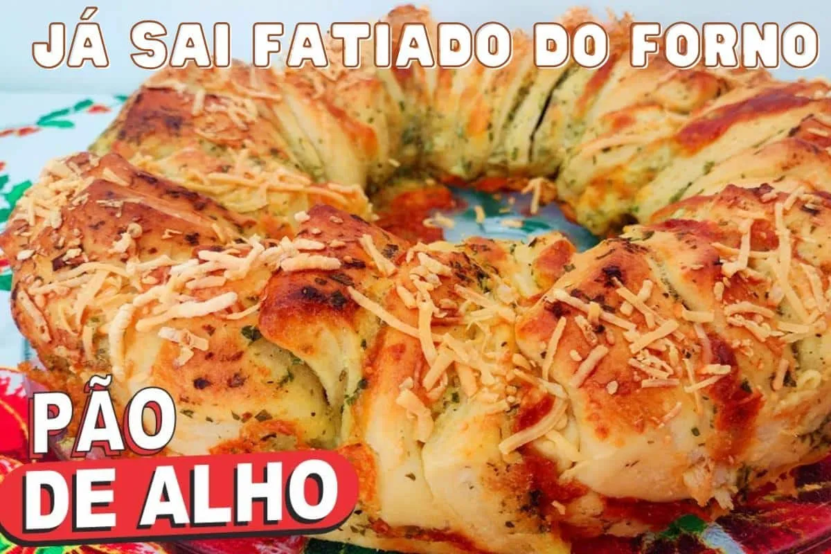 Pão de alho para o lanche: bem fofinho e já sai do forno fat