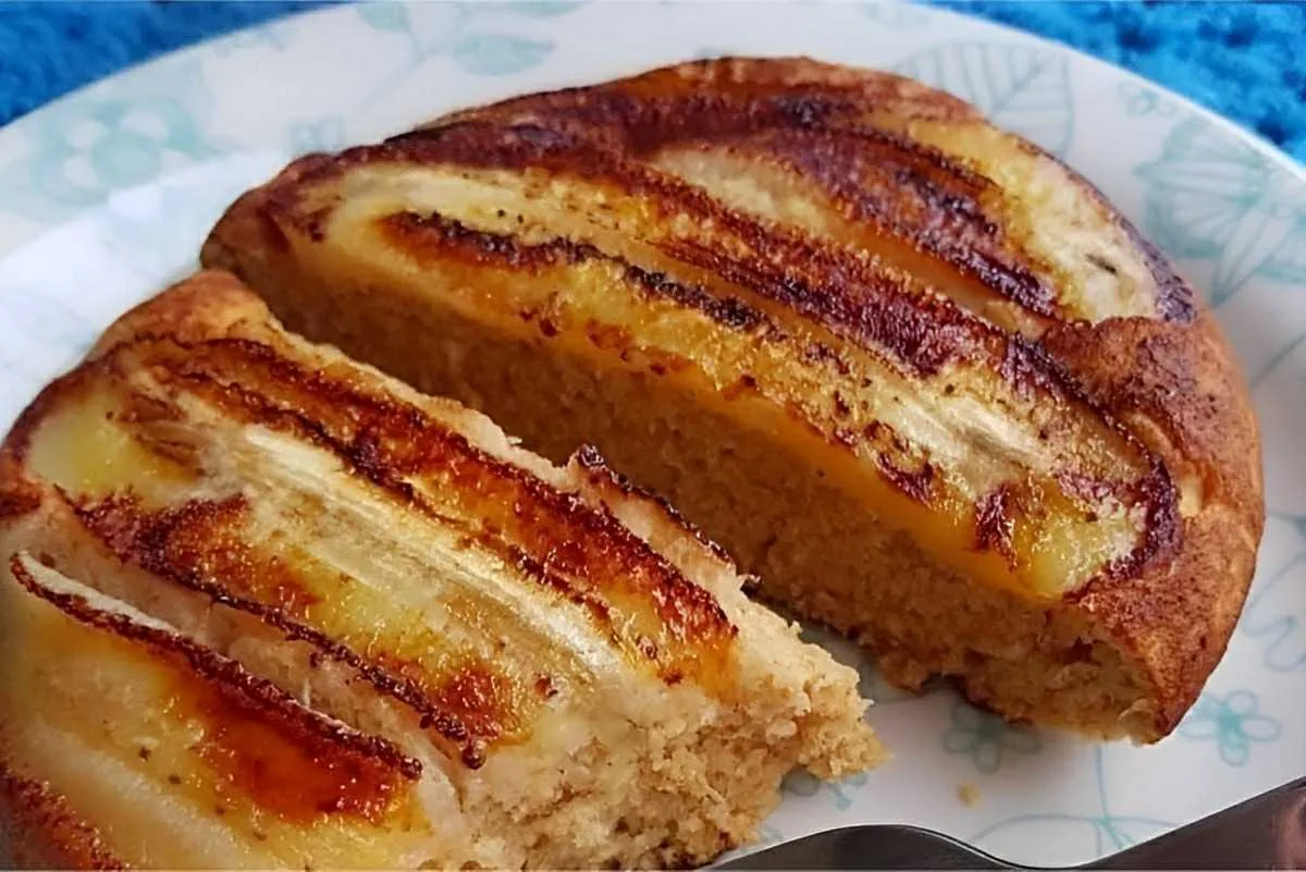 Pão de aveia com banana delicioso saudável e perfeito para q