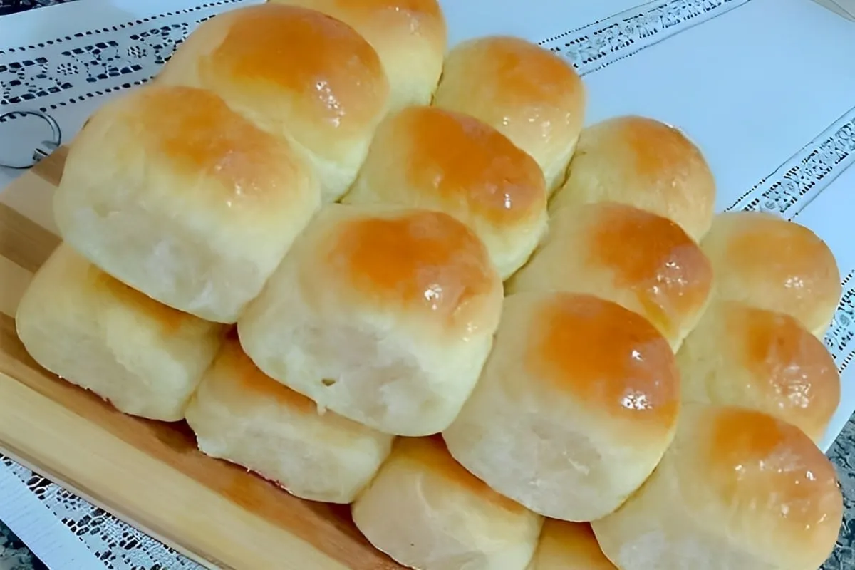 Pão de batata macio e fofinho desmancha na boca perfeito par