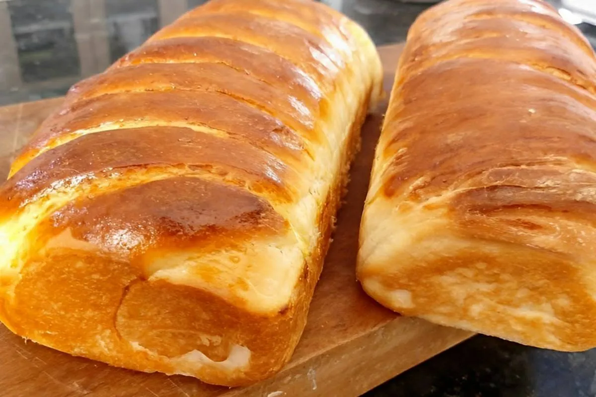 Pão de creme de leite um pão caseiro fácil macio e bem fofin