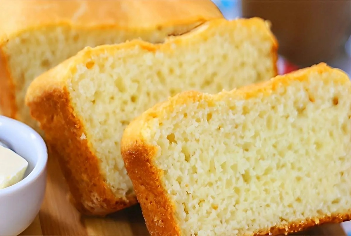 Pão de forma caseiro receita prática é só misturar os ingred