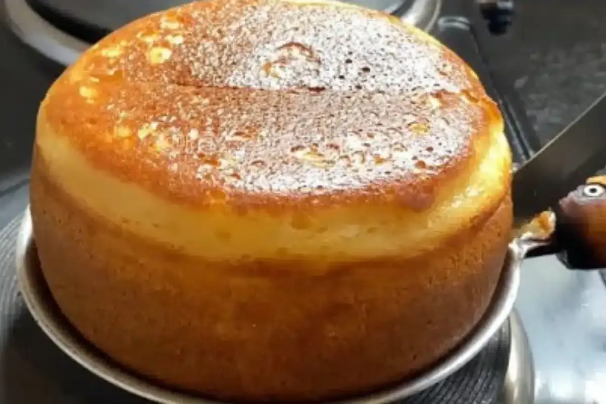 Pão de frigideira fácil de fazer que não vai farinha de trig