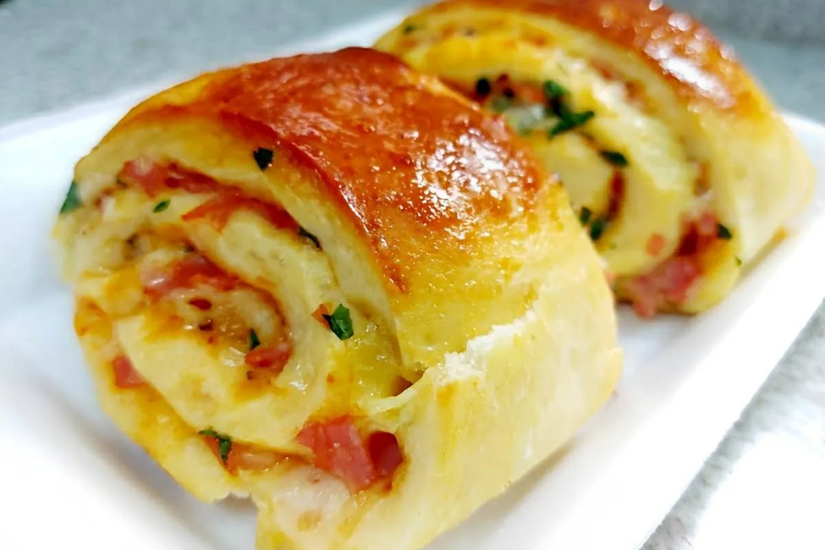 Pão de frios fofinho e delicioso que não precisa sovar é só