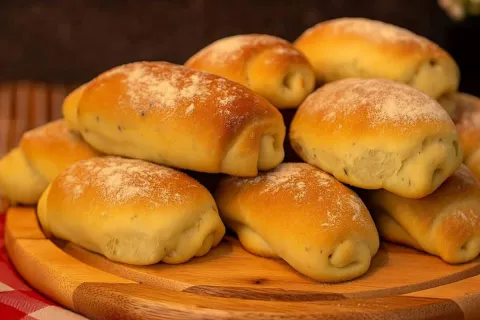 Pão de fubá com erva doce econômico e muito cheiroso, que se
