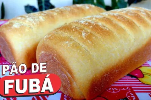 Pão de fubá fofinho e gostoso para você receber os convidado