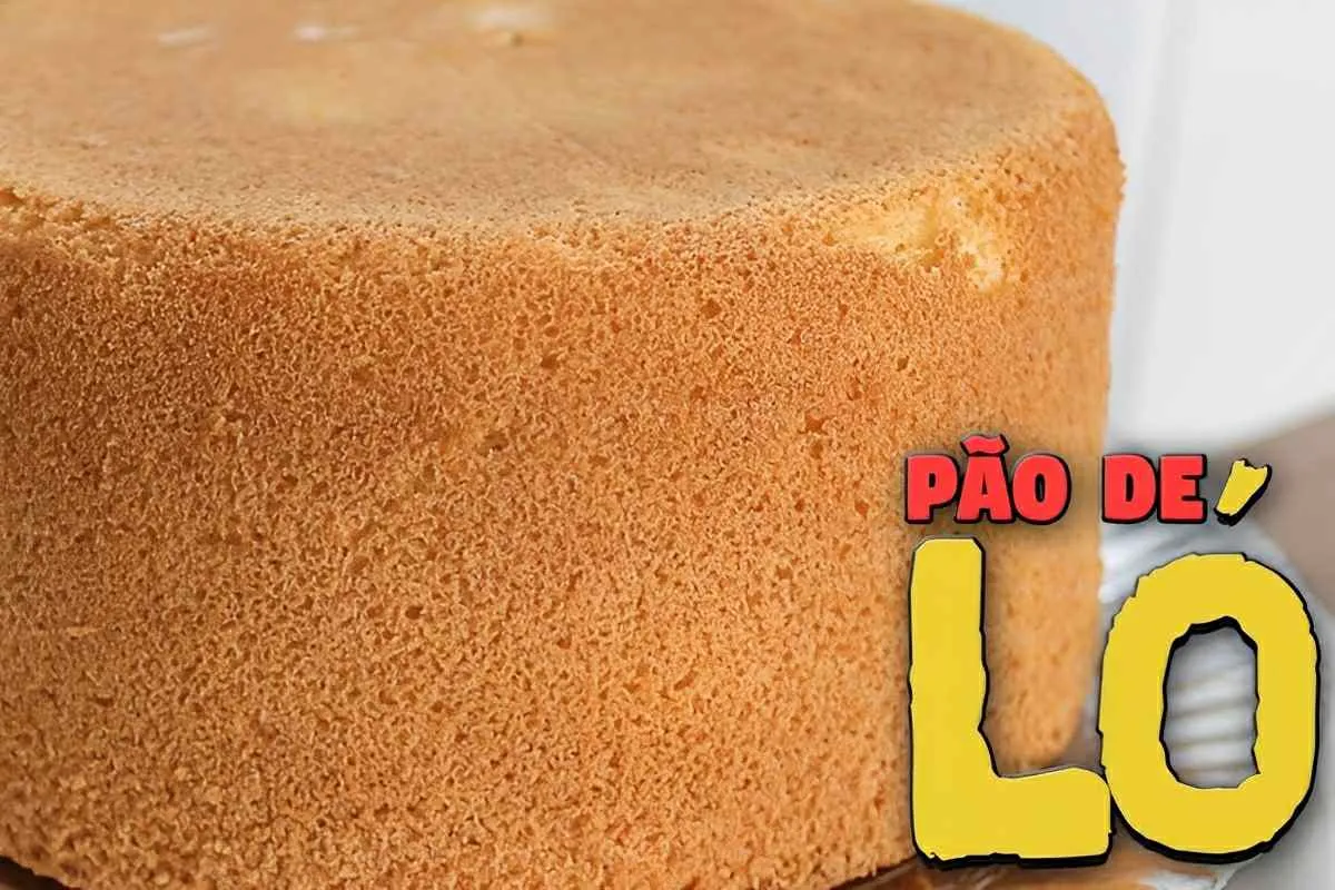 Pão de ló profissional com apenas 3 ingredientes para rechea