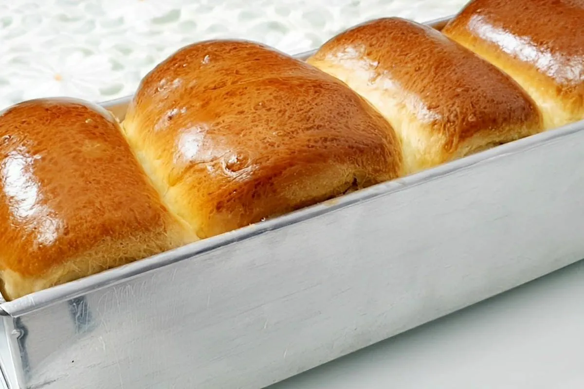 Pão de manteiga um pão caseiro delicioso perfeito para o seu