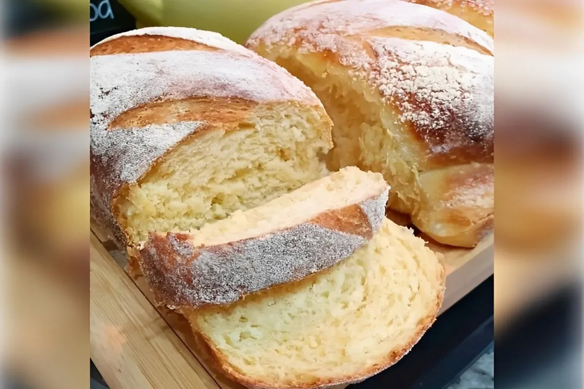 Pão de milho caseiro da fazenda bem fofinho e delicioso perf