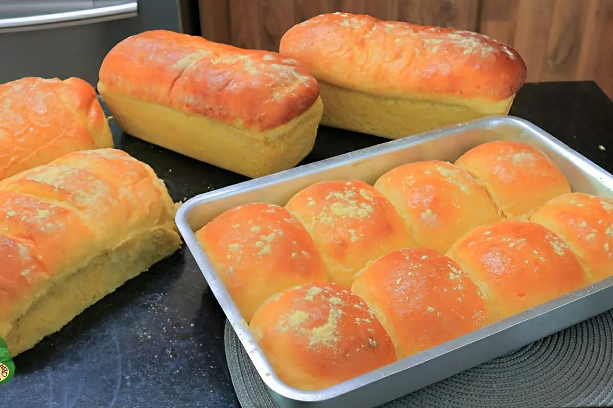 Pão de milho de liquidificador feito com milho de latinha mu
