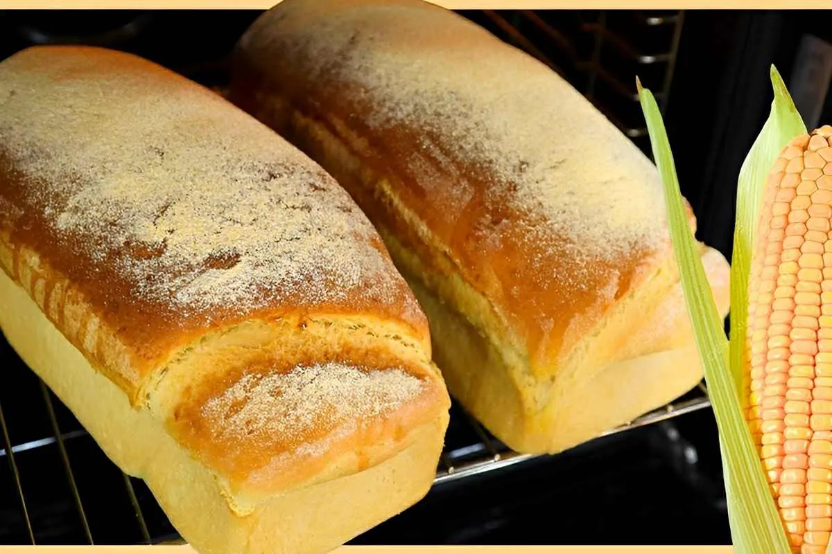 Pão de milho de liquidificador feito com milho de latinha mu