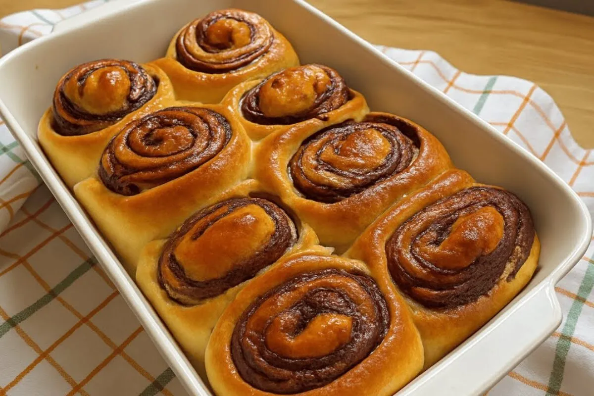 Pão de Nutella caseiro: fica muito fofinho e uma textura inc