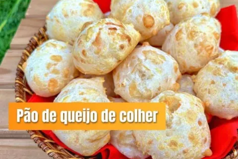 Pão de queijo de colher delicioso e que não murcha para você