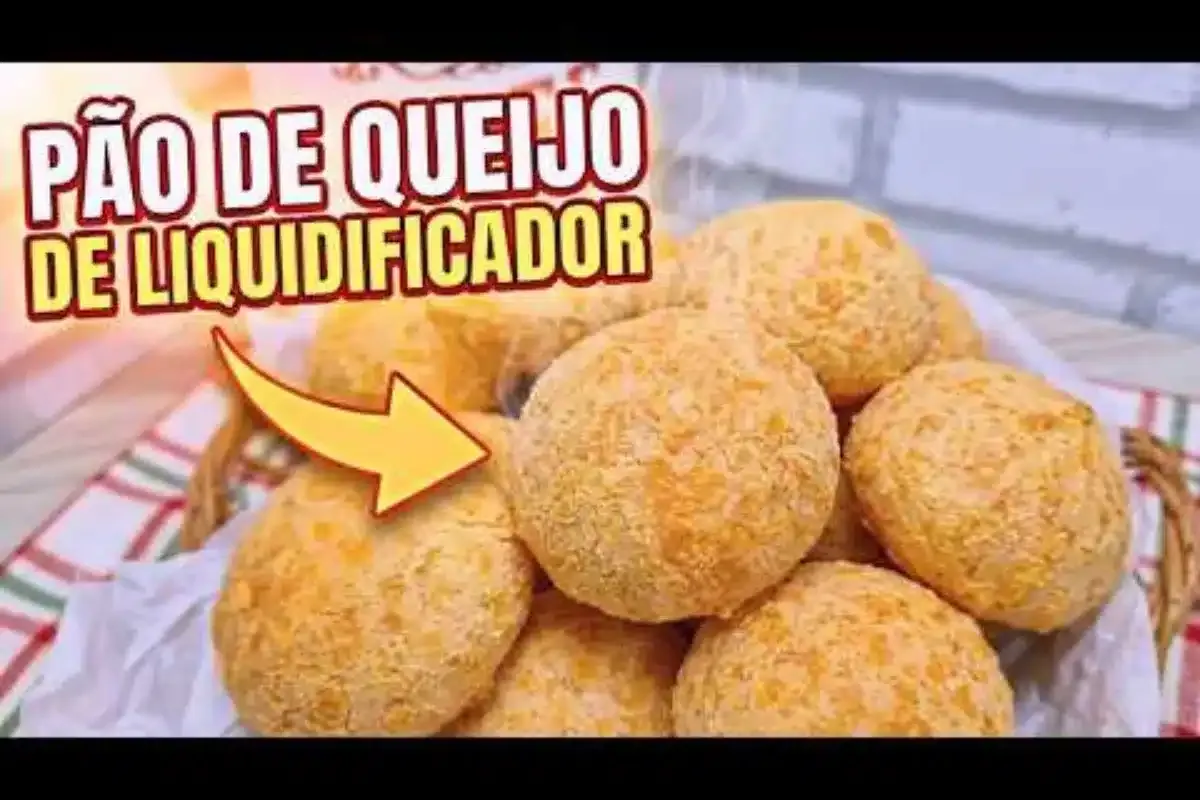Pão de queijo de preguiçoso feito de forma super rápida e pr
