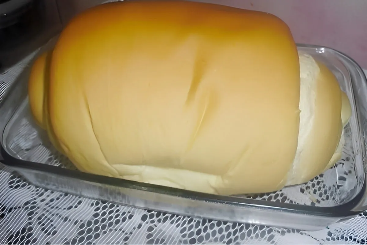 Pão de semolina caseiro igual aqueles vendidos nos postos na