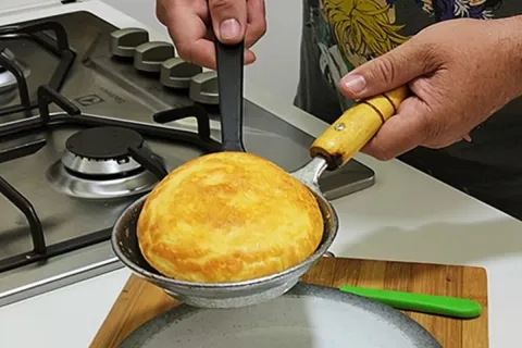 Pão de tapioca com queijo super fácil e com segredo especial