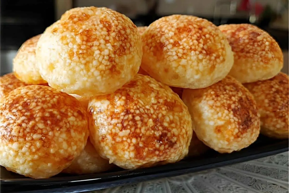 Pão de tapioca diferente perfeito para o lanche da tarde ou