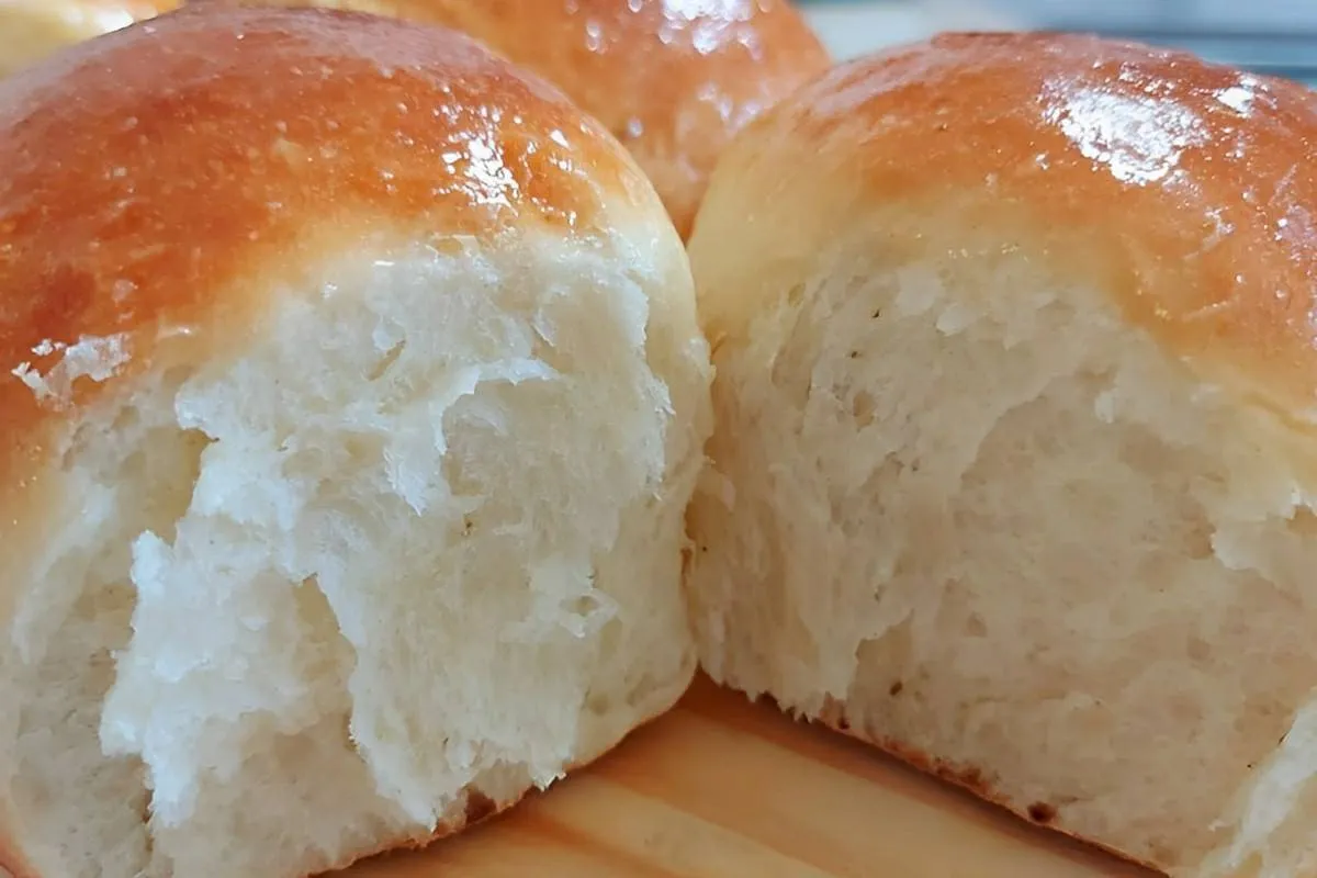 Pão de vinagre um pão bem fofinho e delicioso que não precis