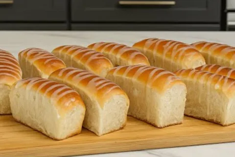 Pão doce de padaria muito fácil de fazer para deixar seu lan